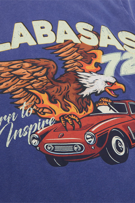 "FIREBIRD" VINTAGE NAVY TEE