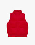 KIDS “ROOK” PUFFER VEST HOT PINK