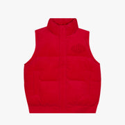 KIDS “ROOK” PUFFER VEST HOT PINK