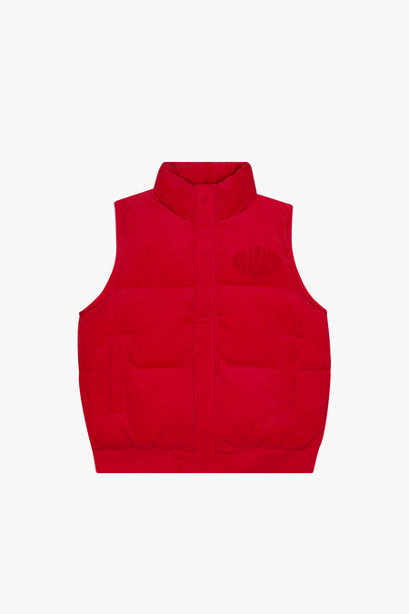 KIDS “ROOK” PUFFER VEST HOT PINK