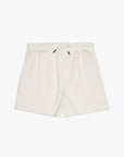 "SUAVA"  WHITE FRENCH TERRY SHORTS