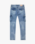 "SOAP" LT BLUE SKINNY JEAN