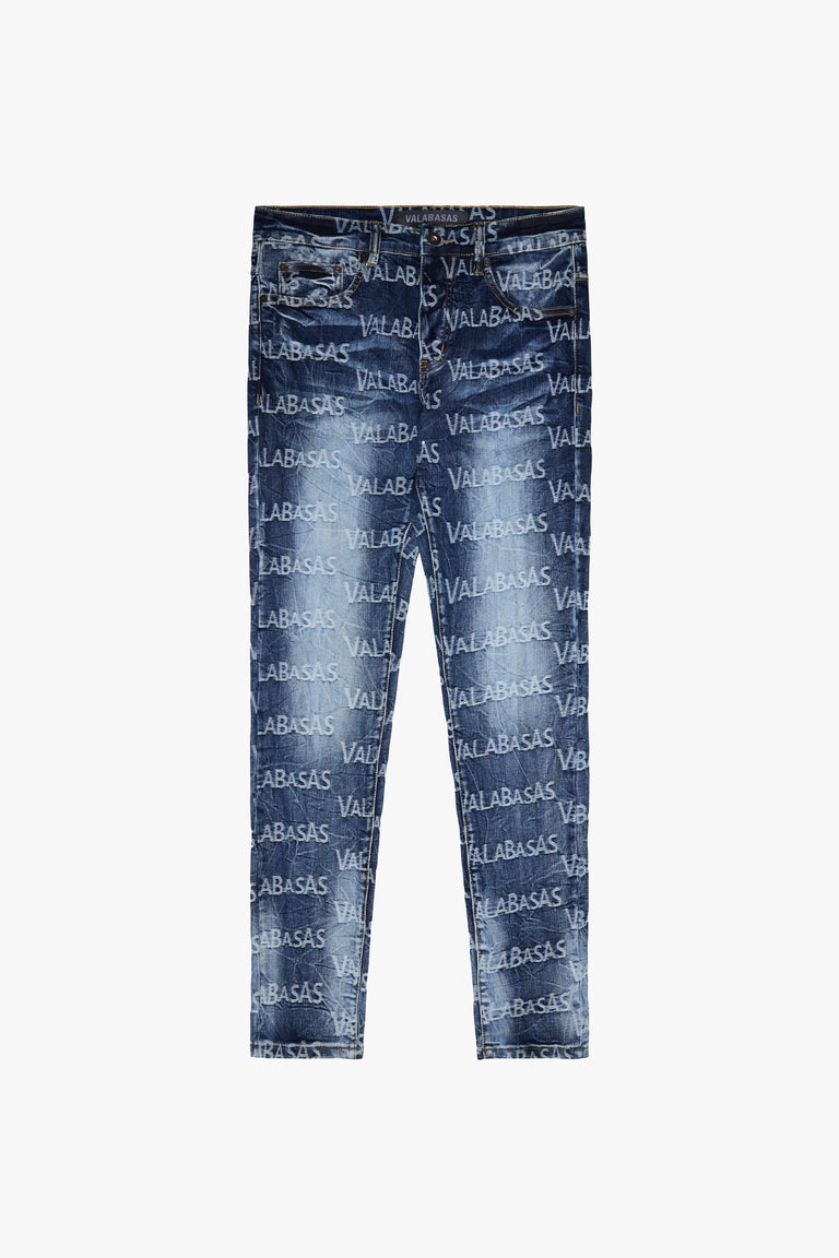 "BRANDIFY" BLUE SKINNY JEAN