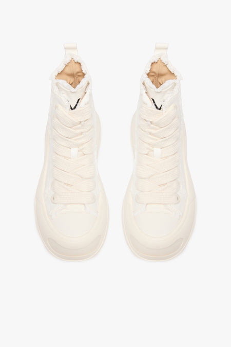 "PURPOSE" CREAM HIGH TOPS