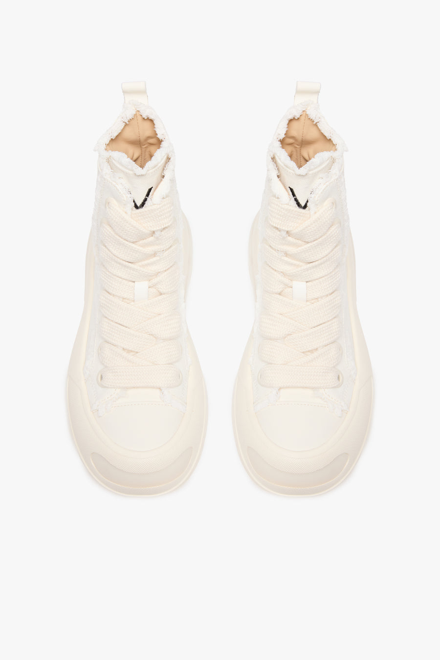 "PURPOSE" CREAM HIGH TOPS