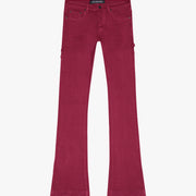 KIDS JEANS " JR. EXTENDO" STACKED PETAL PINK