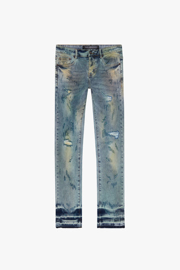 "EXPLORER" VINTAGE WASH SKINNY JEAN