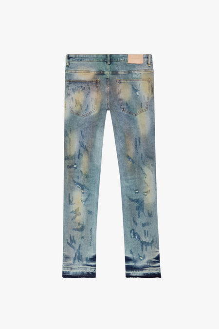 "EXPLORER" VINTAGE WASH SKINNY JEAN