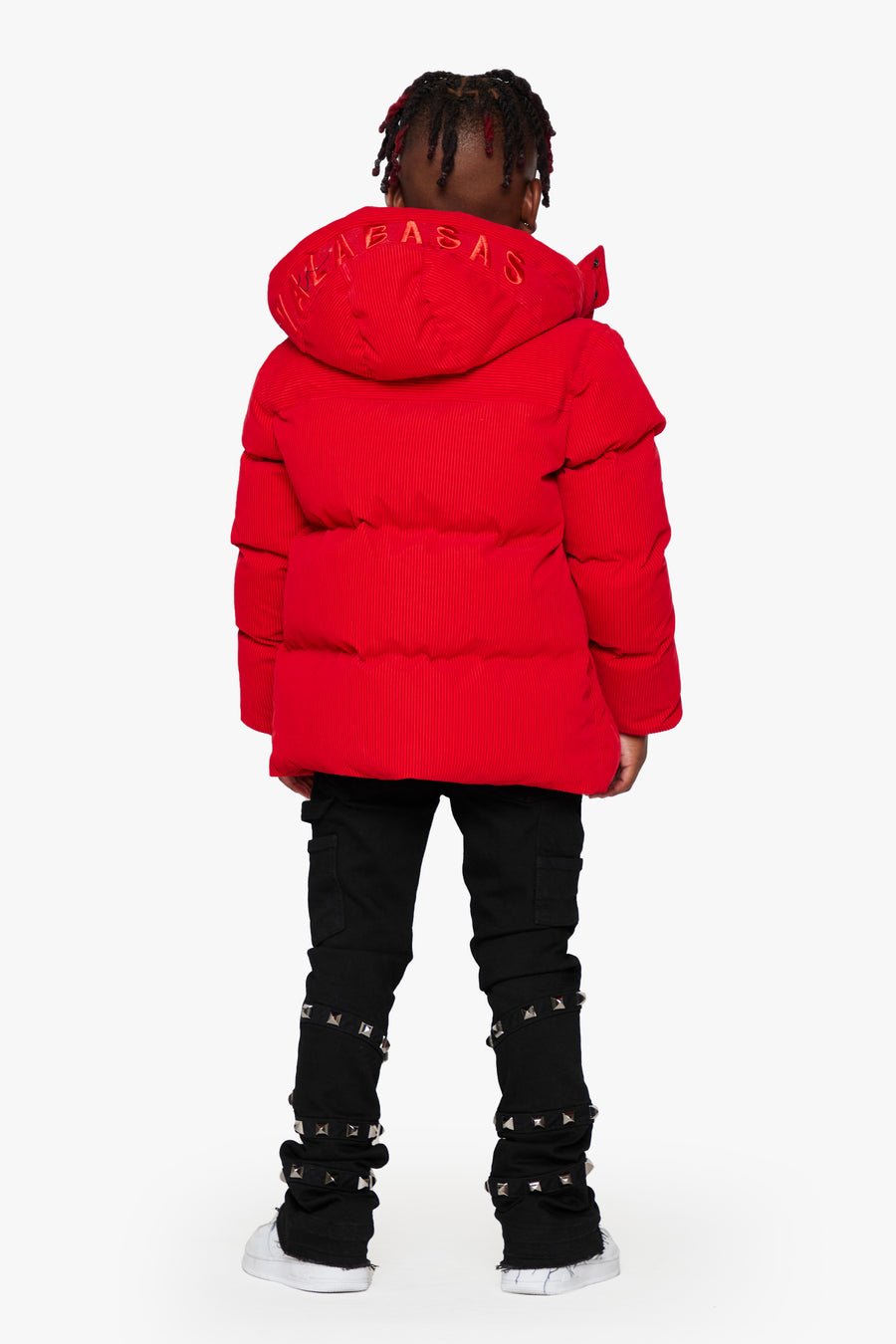 "GOYO" RED KIDS PUFFER JACKET