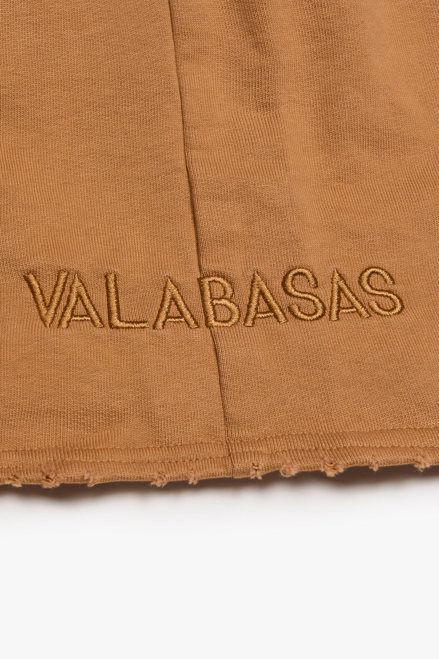 "SUAVA"  WHEAT FRENCH TERRY SHORTS