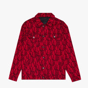 "V-INK" BLACK RED JACKET