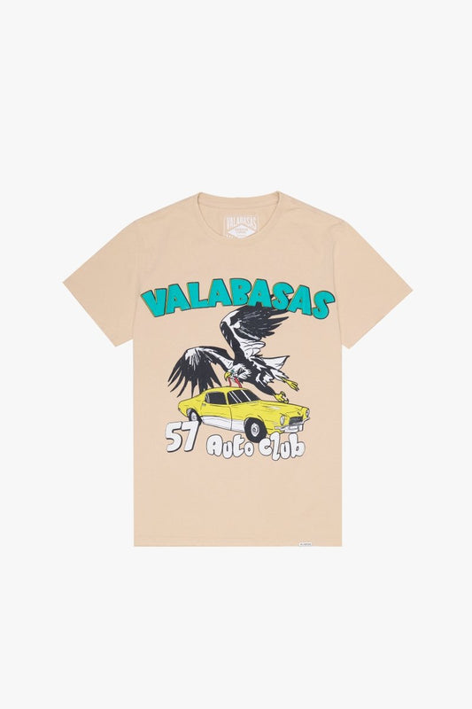 "'57 CLUB" TEE VINTAGE SHALLOW KHAKI - Valabasas