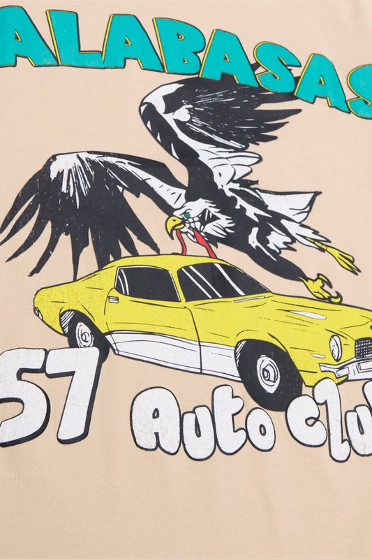 "'57 CLUB" TEE VINTAGE SHALLOW KHAKI - Valabasas