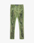 "HARVEST" GREEN WASH SKINNY JEAN