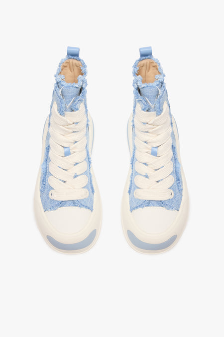 "PURPOSE" BLUE HIGH TOPS