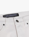 "TEARAWAY" WHITE SKINNY JEAN