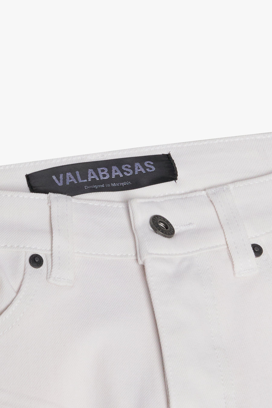 "TEARAWAY" WHITE SKINNY JEAN