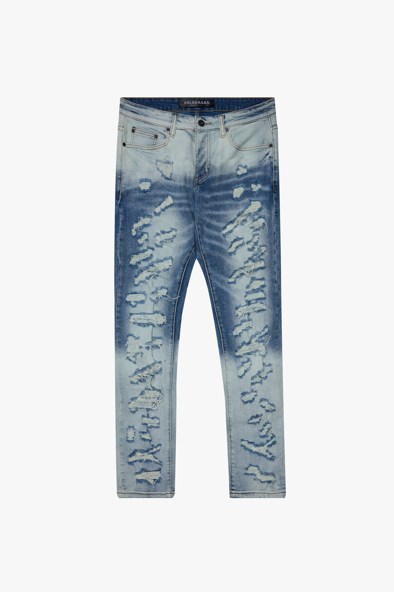 "BRIGGS" LT BLUE SKINNY JEANS