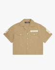 "THE REBEL" KHAKI BUTTON UP