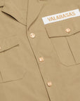 "THE REBEL" KHAKI BUTTON UP