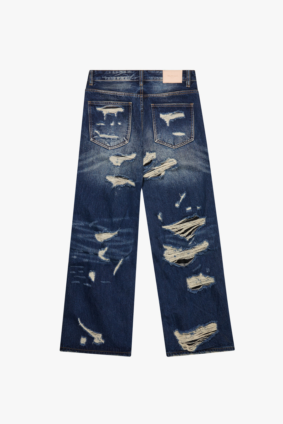 "SPLINTER" BLUE BAGGY DENIM JEAN