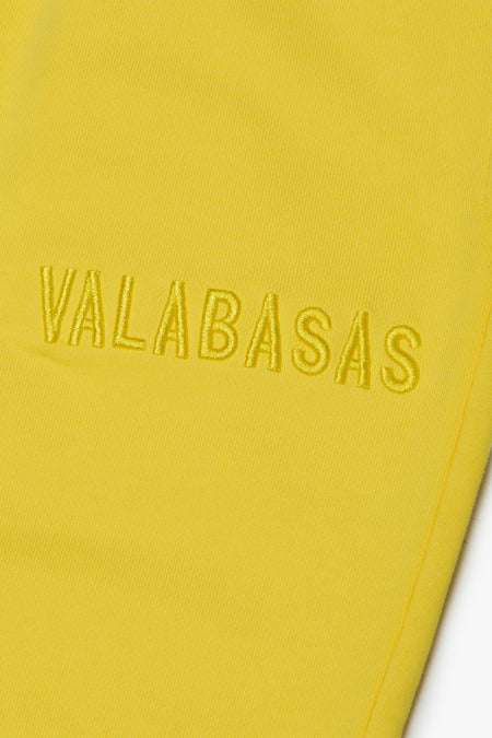 "VALA-ASCENT" VINTAGE LEMON YELLOW FLEECE SET