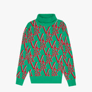 "ELYSIAN" HOLIDAY EVER GREEN TURTLE NECK