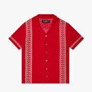 "KABANA" RED BUTTON-DOWN
