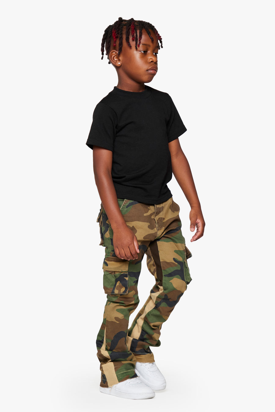 VPLAY KIDS JEANS  “COMMANDER” FOLIAGE GREEN