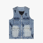 "STARLET" BLUE/BLACK VEST