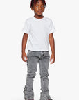 KIDS "STREAMLINE" DENIM STACKED Grey Wash