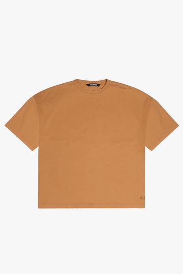 "SENS" WHEAT CROPPED TEE