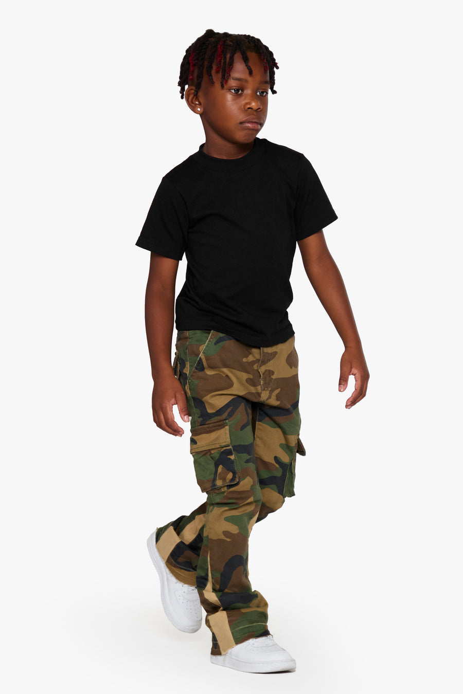 VPLAY KIDS JEANS  “COMMANDER” FOLIAGE GREEN