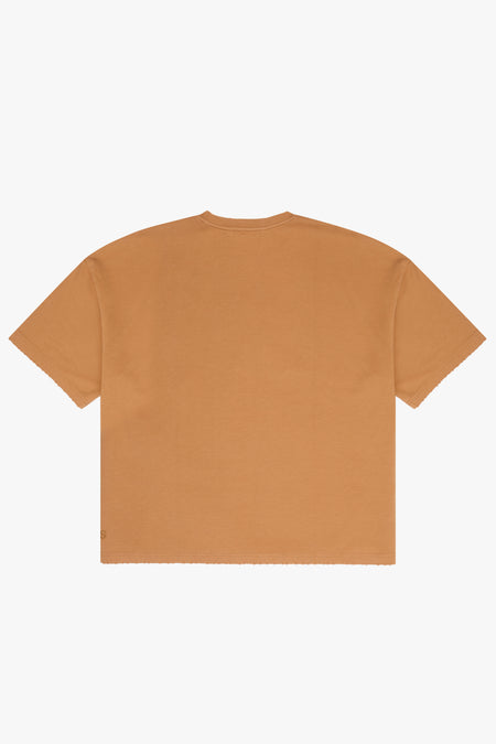 "SENS" WHEAT CROPPED TEE