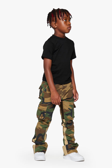 VPLAY KIDS JEANS  “COMMANDER” FOLIAGE GREEN