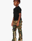 VPLAY KIDS JEANS  “COMMANDER” FOLIAGE GREEN