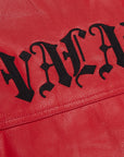 VPLAY KIDS LEATHER JACKET "SOLACE" RED-LEATHER