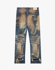 "SUNWASHED" VINTAGE BLUE STRAIGHT JEAN