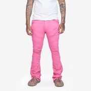 VALABASAS “CASSIUS” STACKED FLARE PINK
