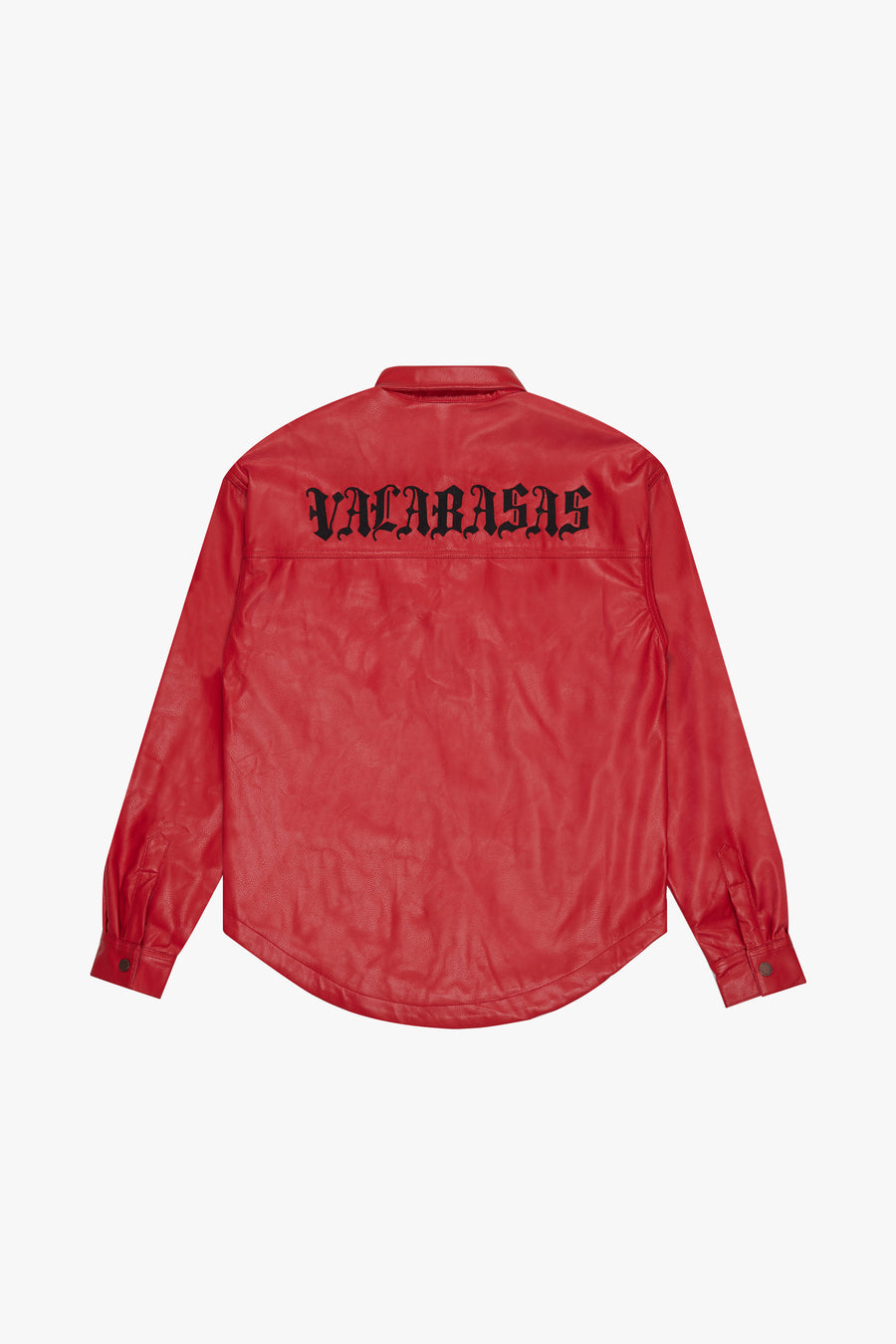 "SOLACE" RED LEATHER JACKET