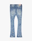 KIDS "RIPTIDE" STACKED DENIM DARK BLUE WASH