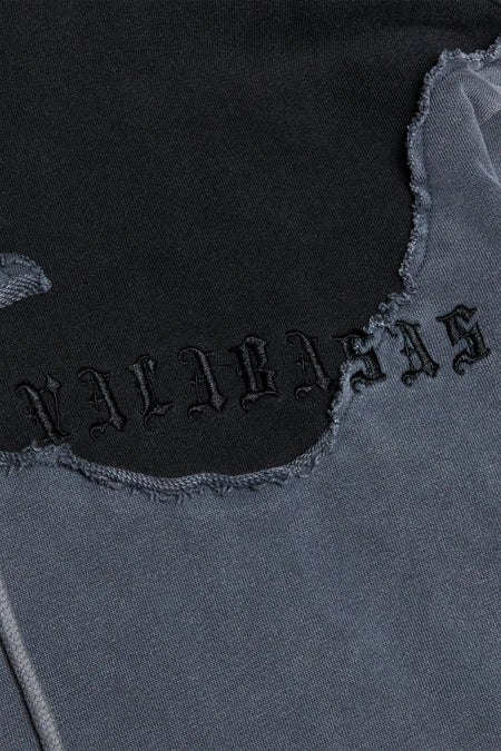 "RIVULET" GREY/BLACK HOODIE