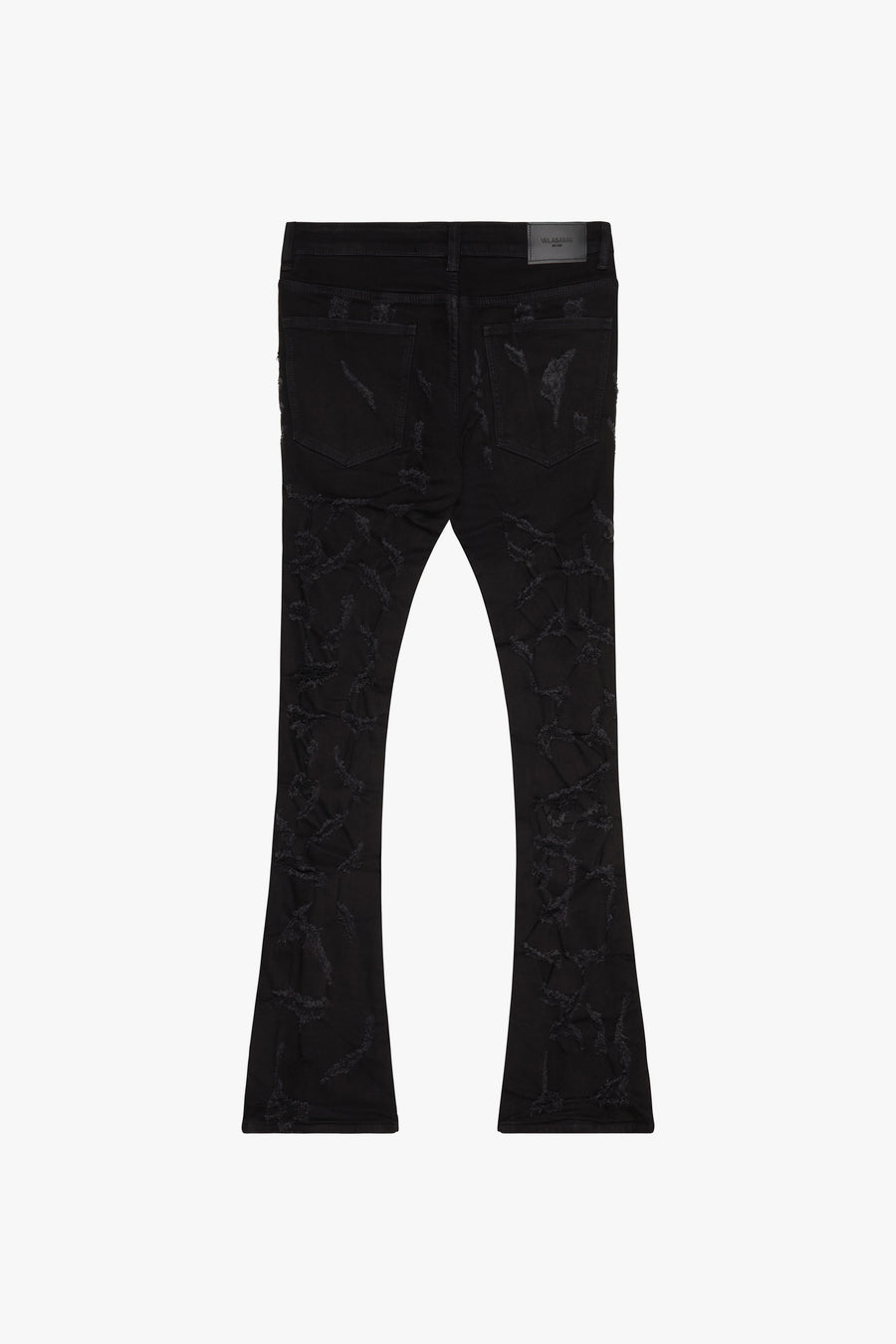 "RIPTIDE" BLACK STACKED JEAN