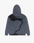 "RIVULET" GREY/BLACK HOODIE