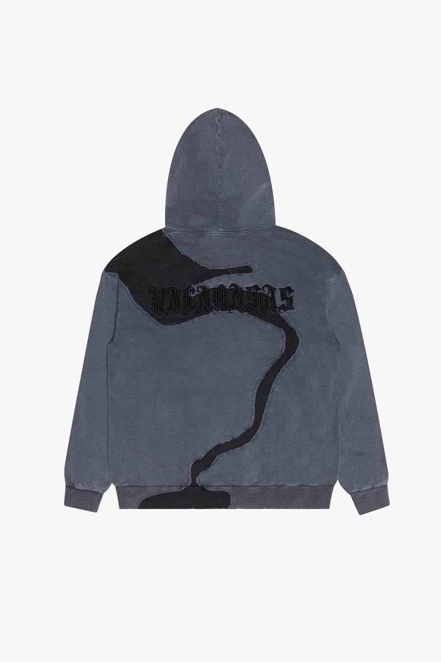 "RIVULET" GREY/BLACK HOODIE