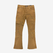 KIDS "POCROS" KHAKI BROWN STACKED