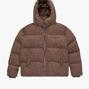 "GOYO" BROWN  PUFFER JACKET