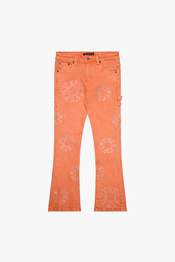 “RINGER" KIDS STACKED FLARE ORANGE