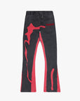 "SERPENTINE" GREY/RED PANTS