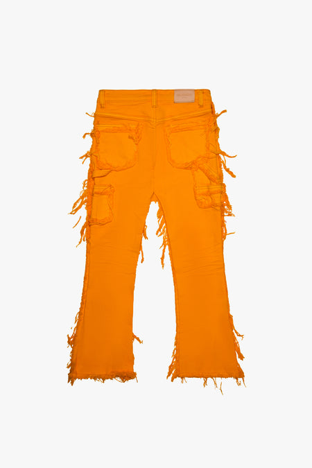 “SKYLINE" KIDS STACKED FLARE ORANGE